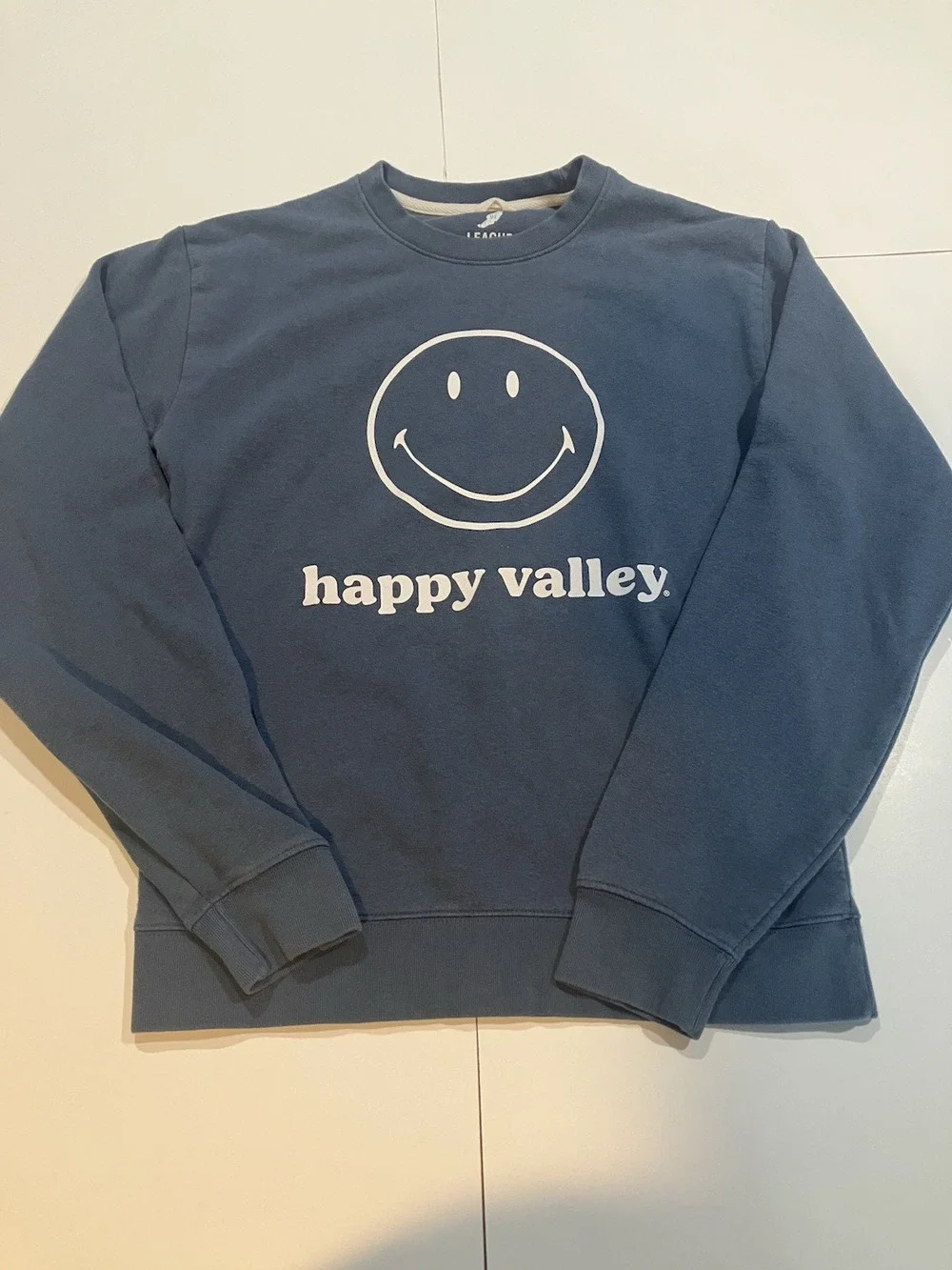 91 League Penn State Smiley Face Happy Valley Small Long Sleeve Shirt - Picture 1 of 7